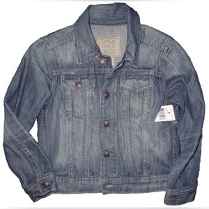 NEW POLO RALPH LAUREN JEAN JACKET 4T KIDS BOYS 4 TODDLER VINTAGE WASH COAT RARE